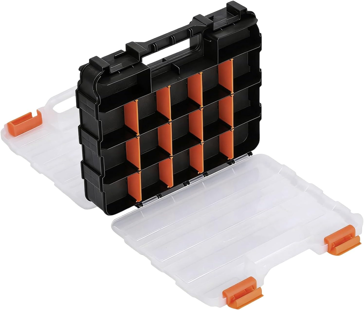 GENERIC Boîte De Rangement Pour Vis, 34 Compartiments, Organiseur De Taille Moyenne Pour Boulons, Clous, Rangement, Boîte à Outils Pour Garage, Atelier, Organiseur Polyvalent Pour Usage Domestique Et