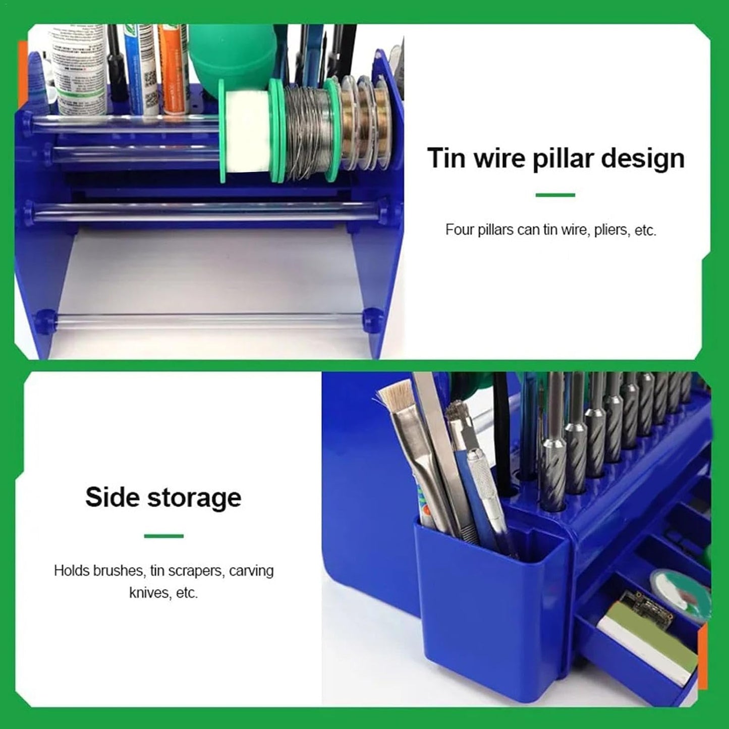Étui Multifonction, Outils De Réparation De Téléphone Portable, Organisateur De Rangement D'outils, Boîte à Outils Portable, étui De Réparation électronique, Rangement De Réparation Compact, Pour