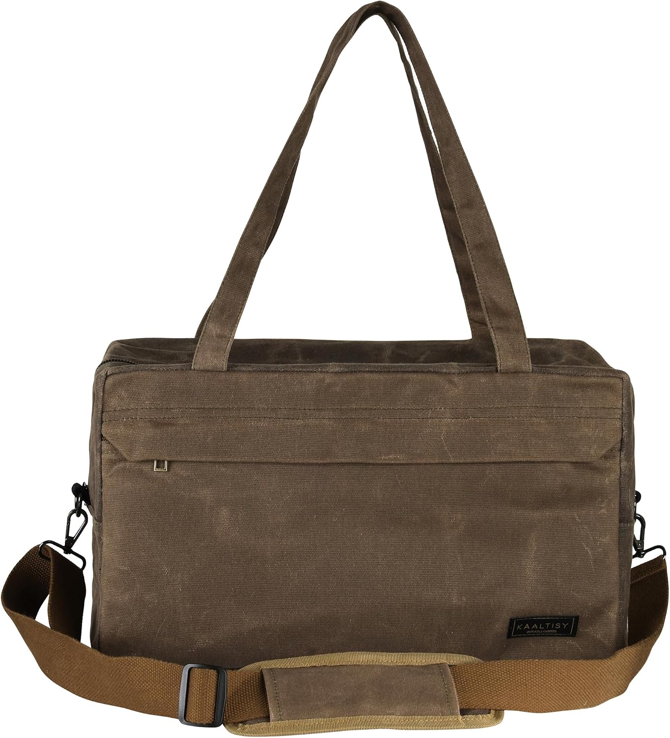 Sac Fourre-tout à Outils, 473,6 G En Toile Cirée Avec 7 Poches Et Bandoulière – Pour électricien, Entrepreneur, Réparateur, Porte-outils De Jardin Multifonction Avec Poignée Portable, Vert Kaki