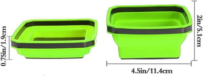  Plateau Pliable En Silicone Pour Vis, écrous, Boulons Et Petites Pièces Avec Aimant Pour Coffre à Outils, établi Et Utilisation Sur Le Terrain (vert)