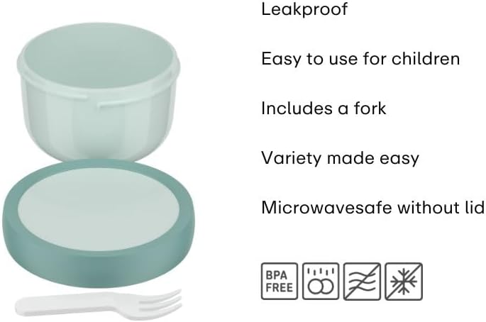  Mepal - Fruitbox Campus - Boîte à Gouter Pour Enfants - Lavable Au Lave-vaisselle Et Convient Au Micro-ondes - Sans BPA - 300 Ml - Barbie