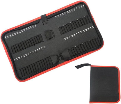  Generic Sac De Rangement Pour Embouts, Porte-embouts Portatif Avec Fermeture éclair, Petit Sac Pour Les Embouts De Tournevis, 22.4 Cm X 17.7 Cm X