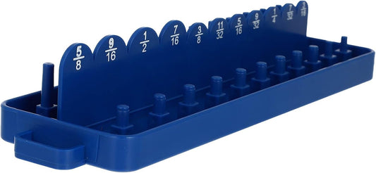  Jojofuny Support De Prises Multifonctionnel En Pp Bleu, Organisateur De Douilles Résistant Sans Bavures, Pour Atelier Et Rangement Des Clés