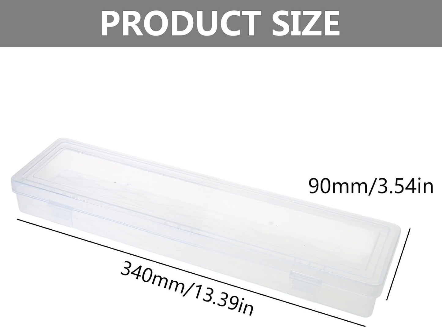  Boîte à Outils Multifonction De 35,6 Cm Offrant Un Grand Espace De Rangement, Organiseurs De Pièces Rectangulaires De Grande Capacité Pour Un Tri Facile, étui De Rangement Transparent