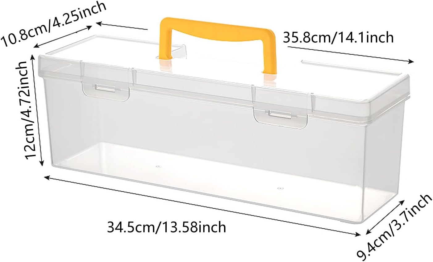  Boîte De Rangement Multifonction Portable Avec Compartiment Amovible Pour Voiture, Camping, Outils Ménagers, Solution De Rangement Compacte