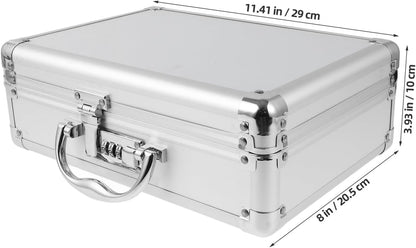  Healeved Trousse à Outils Mallette à La Recherche De Mallette En Métal Pour Homme, étui De Transport Rigide, Boîte à Outils Robuste, Organisateur D'outils De Mécanique, étui à Outils Portable Pour