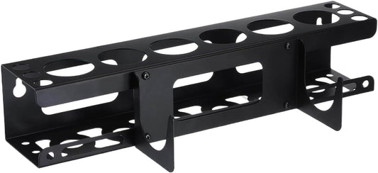  Wall Mounted Adhesive Organizer, Heavy Tube Holder Rack, Carbon Steel Tool Rack, Indoor Storage For Utility Carts Or Workshop Use, Fast Setup, For Renovation Tasks