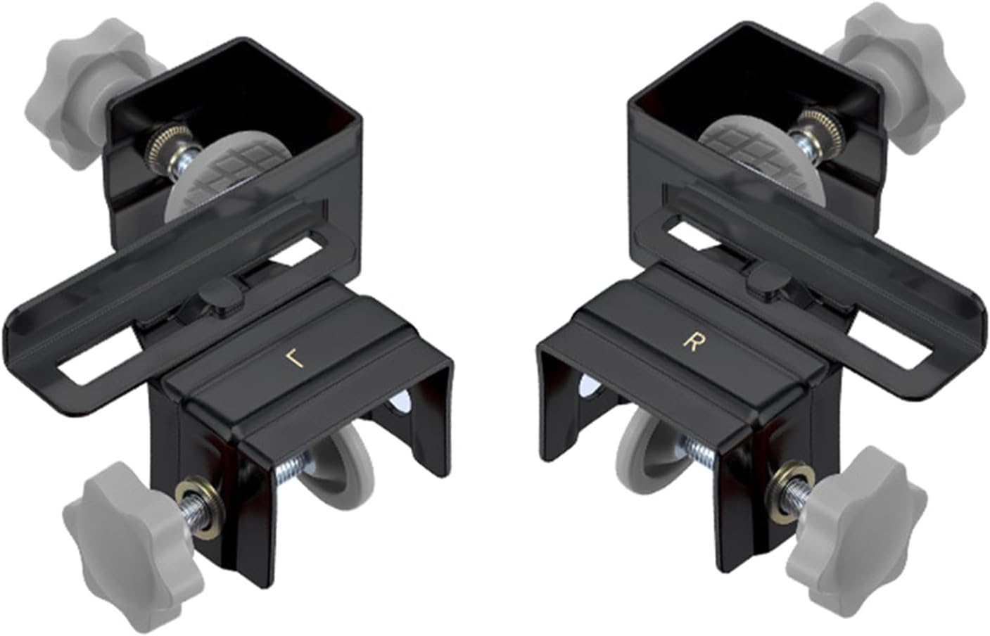  Pinces De Fixation Robustes En Acier Inoxydable Adaptées à Plusieurs Portes D'armoire Pour Une Installation Rapide Par Tous Les Utilisateurs. Pinces Polyvalentes
