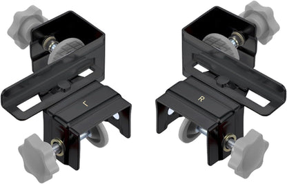 Pinces De Fixation Robustes En Acier Inoxydable Adaptées à Plusieurs Portes D'armoire Pour Une Installation Rapide Par Tous Les Utilisateurs. Pinces Polyvalentes