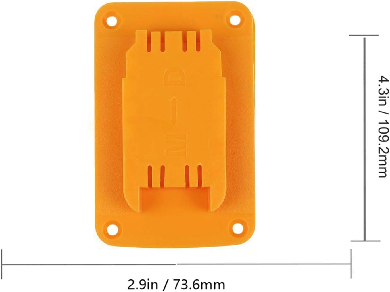 Lot De 3, 8 Ou 12 Porte-outils Muraux Jaunes Pour Perceuse 12 V 20 V Pour Outils électriques, Organiseur En Plastique ABS Avec Vis Pour Garage, Atelier, Rangement (lot De 3, 8 Ou 12 Pièces)
