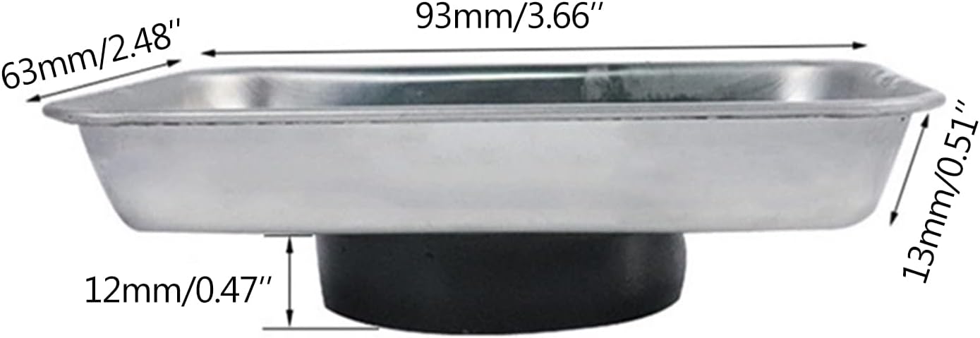  Plateau à Outils Magnétique En Acier Inoxydable Pour Réparation Automobile Pour Ranger Les Petites Pièces Propres Et Antirouille