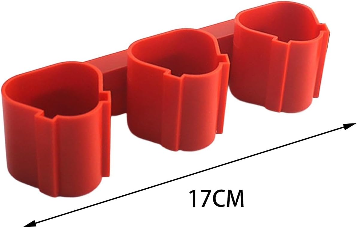  Generic Support, équerre, Porte-outils Pour Organisateur, Support, Support De Quai, Rouge 3 En 1