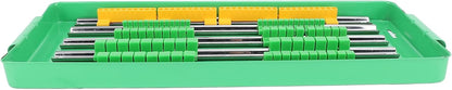  Pilipane Plateau D'organisateur à Douille Portable Rail Du Support De Support De Sobre En Aluminium Lourd Avec Système D'outil Sécurisé à Double Roulement Storage Pour Les Ingénieurs De