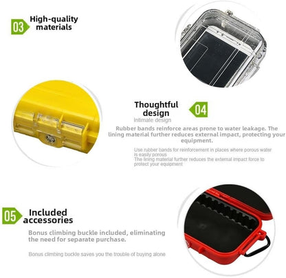  Boîte De Rangement à Outils Robuste Fabriquée En Matériau ABS Avec Blocage De La Lumière Et Rembourrage Personnalisable Pour Un Transport Sécurisé (noir)