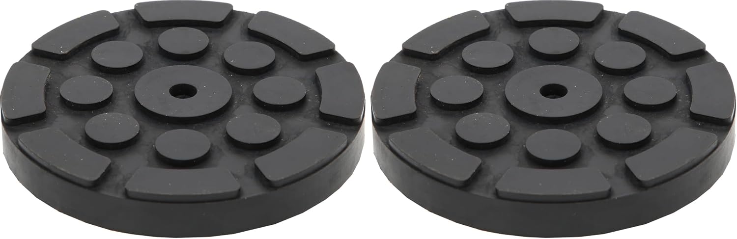  KS TOOLS 160.0546 Plateau En Caoutchouc 38 Pour Ponts élévateurs Herrmann, Ø 130 Mm (Lot De 2)