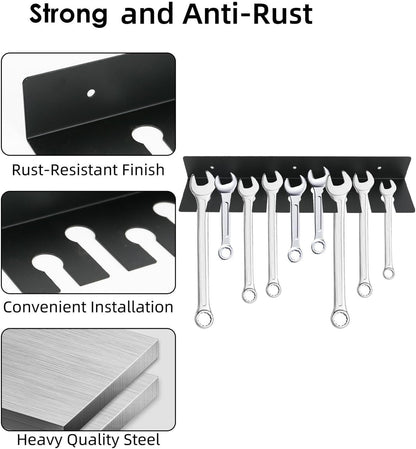  Organisateurs De Porte-clés, Support De Rangement Pour Clés - Organisateur D'outils De Tournevis Mural - Organisateur D'outils De Tournevis Robuste, Support De Pinces à Barre Pour établi à La Maison