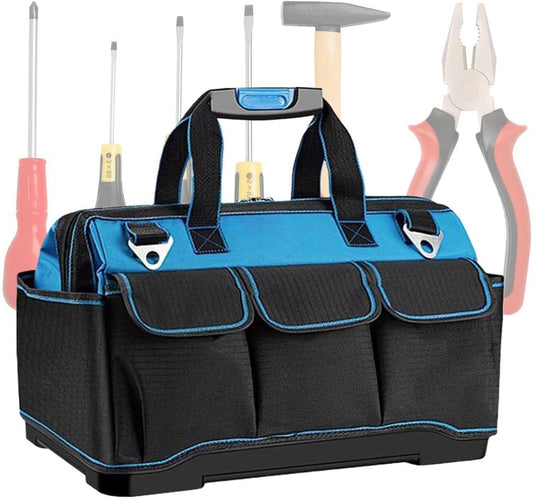 GENERIC Sac à Outils Organisateur | Oxford Résistant Imperméable Multi-poches | Sac À Outils Mécanicien Portable,pour Travaux De Construction Maison Garage Atelier Papa électricien Mécanicien