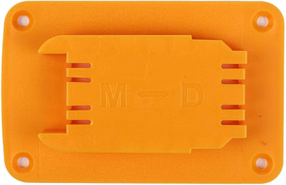  Lot De 3, 8 Ou 12 Porte-outils Muraux Jaunes Pour Perceuse 12 V 20 V Pour Outils électriques, Organiseur En Plastique ABS Avec Vis Pour Garage, Atelier, Rangement (lot De 3, 8 Ou 12 Pièces)