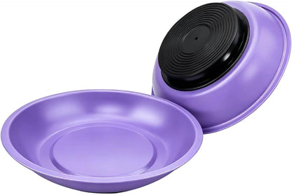  Plateau À Vis Magnétique, Bol De Rangement De Pièces En Acier Inoxydable | Plateau À Outils Magnétique Puissant Pour Vis, Douilles, Boulons, Broches | Support Compact De Pièces De Réparation De Voitur