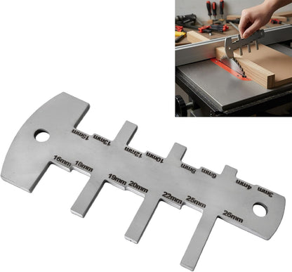  Jauge De Hauteur à Double échelle Pour Le Travail Du Bois Pour Une Table De Toupie Précise Et Un étalonnage D'outil, étalonnage De La Scie à Table Et Ajustements D'atelier