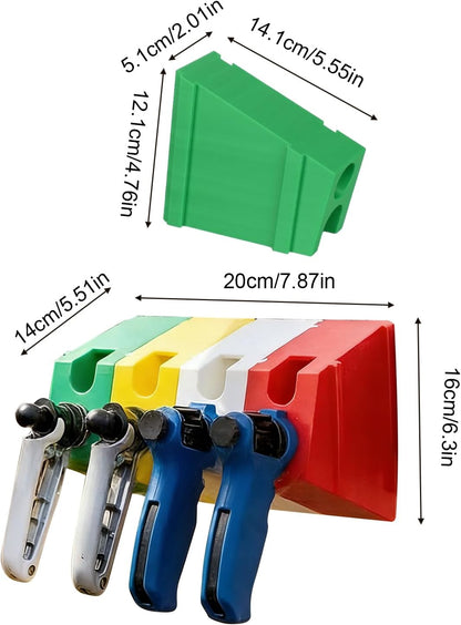  Generisch Livestock Support à Outils Magnétique Pour La Ferme | 4 Supports Robustes Pour Cheval De Chat, Organisateur Parfait Pour Les Outils De Barn D'écurie, D'atelier, De Garage