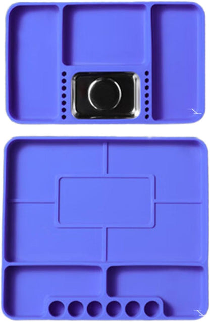  Plateau à Outils En Silicone Facile à Nettoyer - Organisateurs Flexibles Pour Une Installation Et Une Réparation Efficaces Dans Divers Environnements - Rangement D'outils Portable