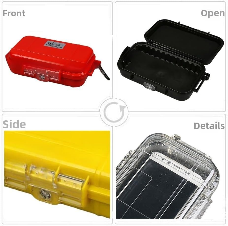  Boîte De Rangement à Outils Robuste Fabriquée En Matériau ABS Avec Blocage De La Lumière Et Rembourrage Personnalisable Pour Un Transport Sécurisé (noir)