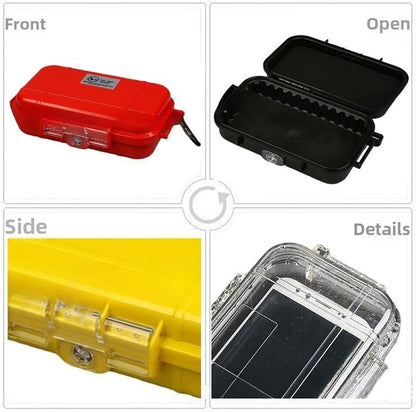  Boîte De Rangement à Outils Robuste Fabriquée En Matériau ABS Avec Blocage De La Lumière Et Rembourrage Personnalisable Pour Un Transport Sécurisé (noir)