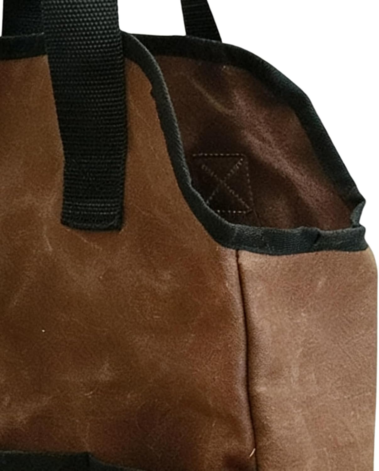  Sac à Outils De Jardin Ciré De 16 Onces, Sac à Outils Robuste, Organisateur De Rangement Durable, Porte-outils Multi-poches Pour Fleuriste, Atelier,