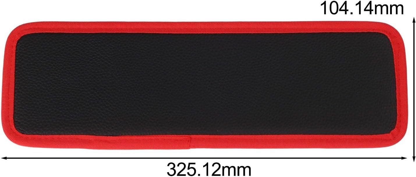  Tapis De Support Magnétique Rouge Et Noir, 3 Pièces, Plateau De Rangement Pour Réparation De Voiture, Rangement Sécurisé Pour Vis Et Clés Dans L'atelier (M)