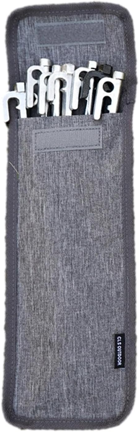 GENERIC Sac à Piquets De Tente | Organiseur De Piquets De Tente – Sac De Rangement Pour L'extérieur, La Randonnée, La Chasse, Et Autres, Rangement D'outils Pour Le Camping, Accessoires De Camping