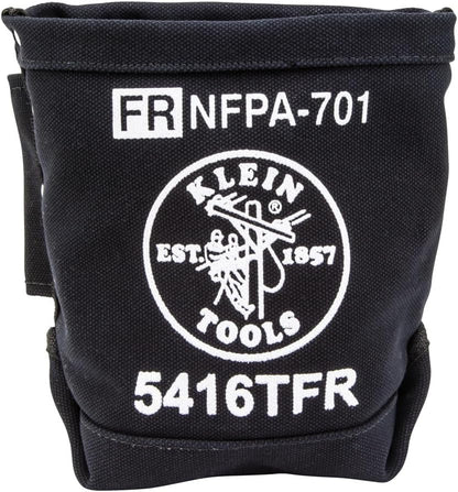  Klein Tools 5416TFR | Sac Porte Boulons Résistant Au Feu En Toile No. 4 | Dimensions 127 X 254 X 229 Mm | Système 3 Poches Pour Outils