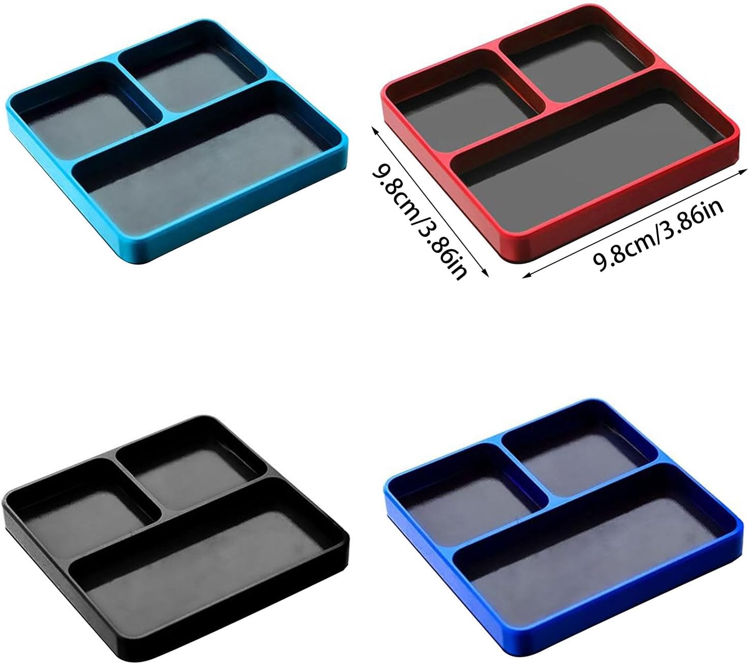  Plateau D'outils Magnétique En Alliage Alliage Aluminium Pour La Réparation Des Pièces Automobiles Et Une Organisation Matérielle Conception Portable Compacte Avec Une Boîte À Outils De