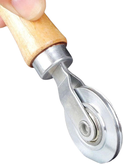  Outil De Roulement De Roue En Acier Avec Poignée En Bois Pour Double Fenêtre, Porte Moustiquaire Robuste