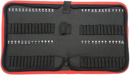  Generic Sac De Rangement Pour Embouts, Porte-embouts Portatif Avec Fermeture éclair, Petit Sac Pour Les Embouts De Tournevis, 22.4 Cm X 17.7 Cm X