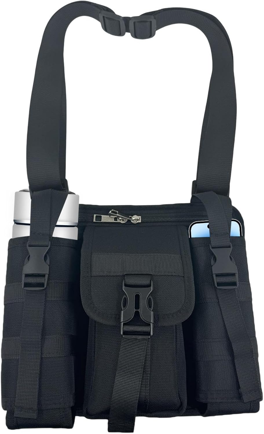  Petite Pochette à Outils,petit Sac à Outils - Seau Organisateur D'outils Multifonctionnel - Sac De Poitrine Porte-outils, Rangement Et Organisation De Voiture Pour L'extérieur Et L'intérieur