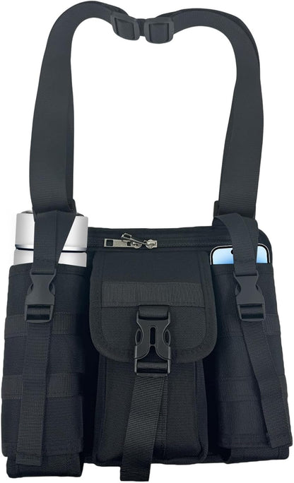  Petite Pochette à Outils,petit Sac à Outils - Seau Organisateur D'outils Multifonctionnel - Sac De Poitrine Porte-outils, Rangement Et Organisation De Voiture Pour L'extérieur Et L'intérieur