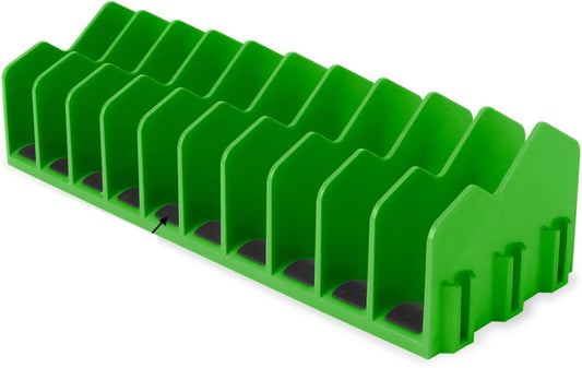  Support De Pince Pour Tiroir à Outils, 10 Pinces à Outils, Base En Caoutchouc Antidérapant, Rangement Robuste Pour Boîte à Outils, Intérieur, Garage, Outils, Jaune, Bleu, Vert 25,4 Cm