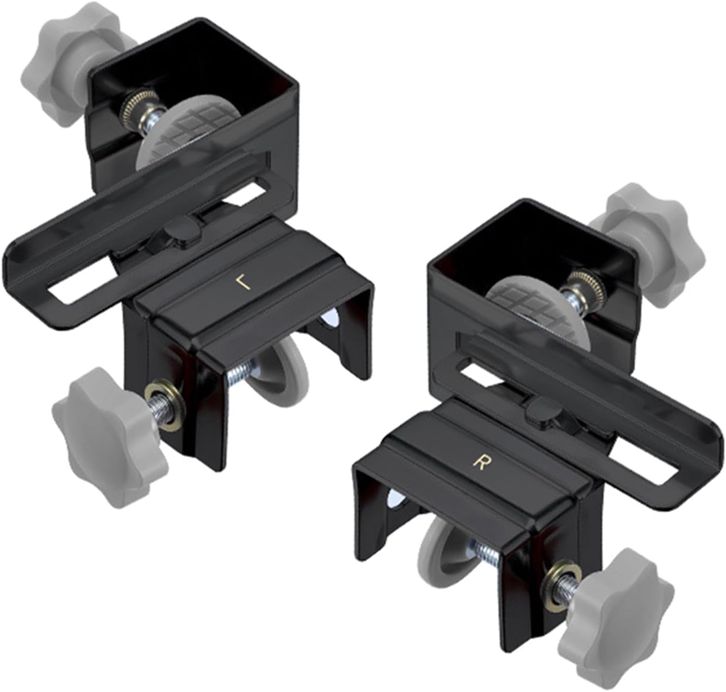  Pinces De Fixation Robustes En Acier Inoxydable Adaptées à Plusieurs Portes D'armoire Pour Une Installation Rapide Par Tous Les Utilisateurs. Pinces Polyvalentes
