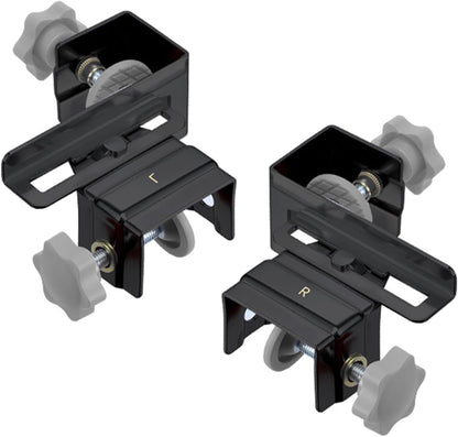  Pinces De Fixation Robustes En Acier Inoxydable Adaptées à Plusieurs Portes D'armoire Pour Une Installation Rapide Par Tous Les Utilisateurs. Pinces Polyvalentes