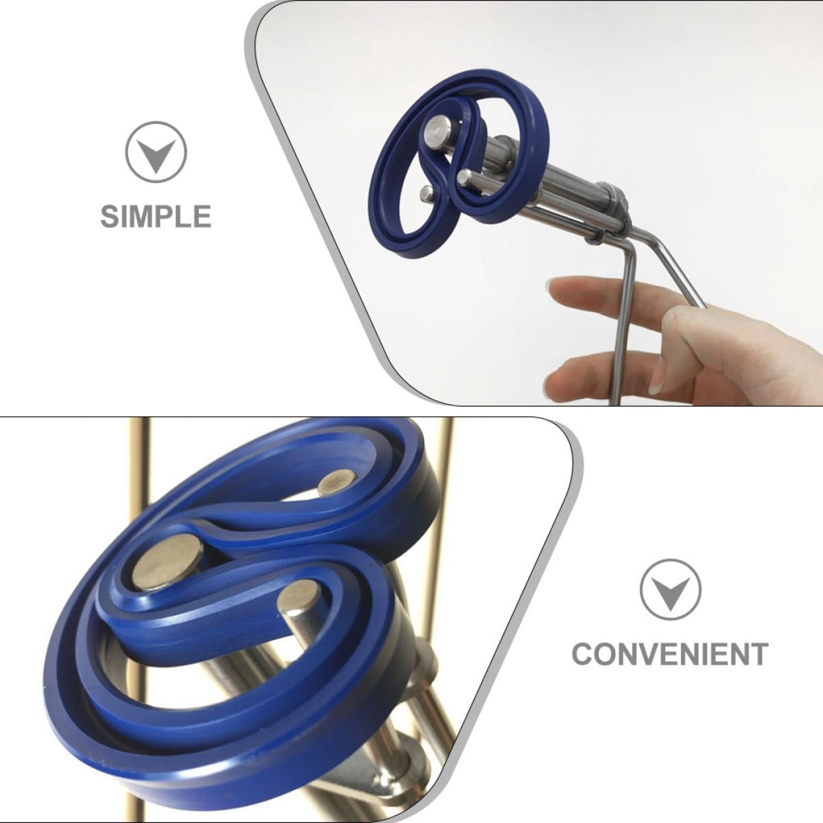  Healeved Kit 3 Outils En Acier Inoxydable Pour Installation Joint U De Tige Piston Vérin Hydraulique, Fournitures Professionnelles Pour Réparation Et Maintenance Automobile