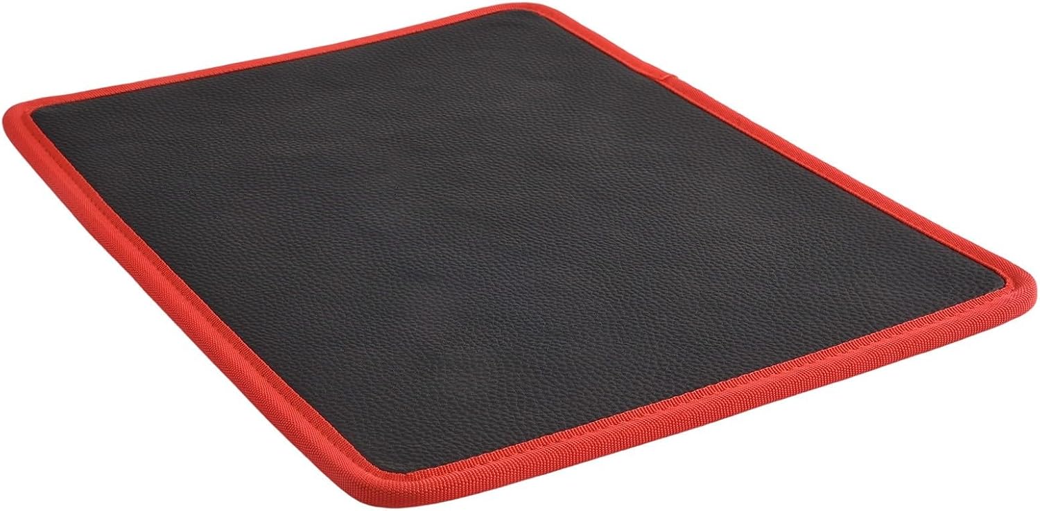  Support à Outils Magnétique Pour Réparation De Voiture Avec Support De Vis Sécurisé De Couleur Rouge Et Noire Pour Garage, Atelier (L)