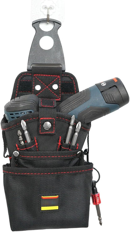  Poche à Outils Pour Ceinture - Sac Porte-Outils Ceinture Aimanté - Organisateur Résistant Aux Rayures Pour Électricien Sur Chantier BTP Et Atelier