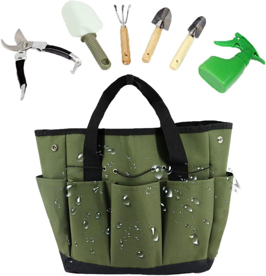  Sac De Rangement Pour Outils De Jardin | Sac De Rangement Robuste Pour Outils De Jardin Avec Poches - De D'outils De Oxford Robuste, Sac à De à Genoux, Organisateur