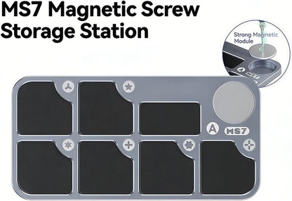  Grand Plateau De Support De Vis Pour Téléphone Et Ordinateur Avec Station De Construction En Alliage D'aluminium