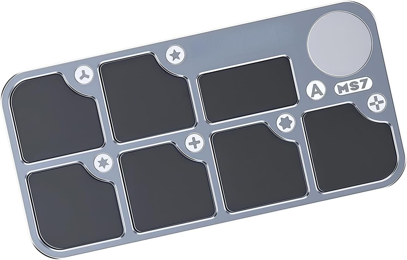 Grand Plateau De Support De Vis Pour Téléphone Et Ordinateur Avec Station De Construction En Alliage D'aluminium