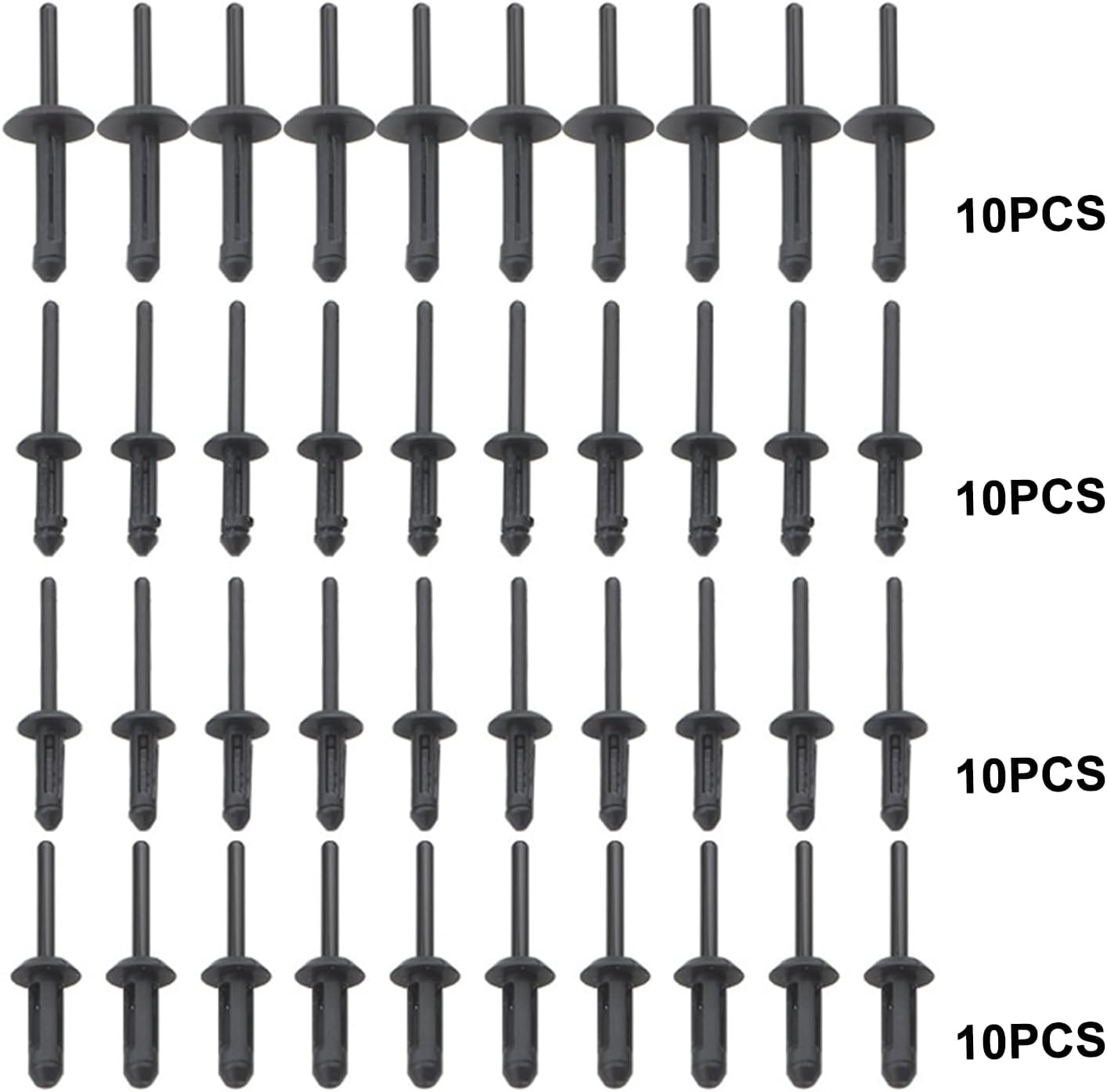  Ensemble D'outils De Rivetage Manuel De Fixation - Plusieurs Tailles Pour Assemblage Automobile Et Meubles