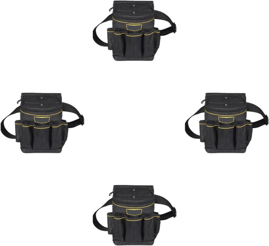  Sac à Outils De Voyage En Toile Pour Garage 18 Poches Ceinture Fonctionnelle électricien Pour Divers Projets De Clip En Métal