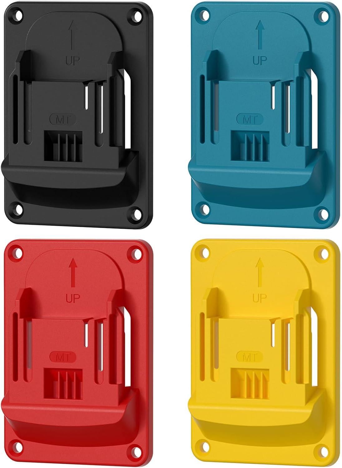  Lot De 5 Porte-outils Muraux En ABS Pour Appareils Sans Fil 18 V, Systèmes D'installation Rapide, Rangement Sécurisé Avec Design Antidérapant, Supports Muraux