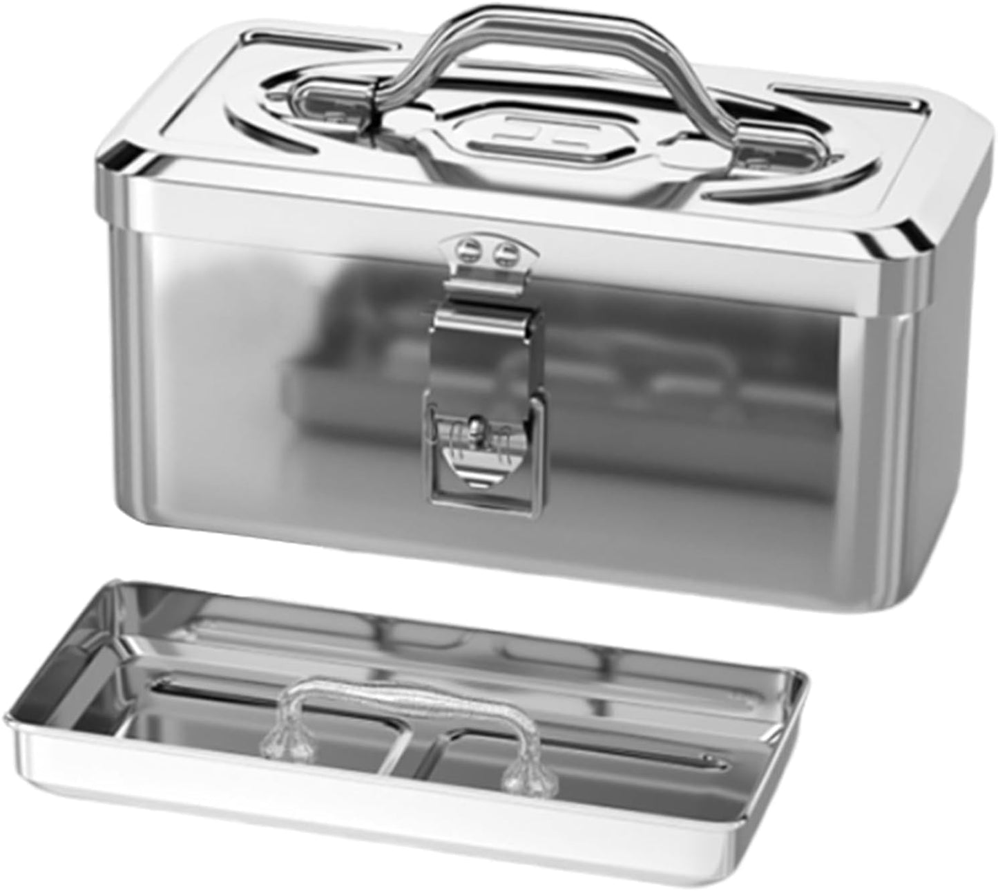  Boîte De Rangement Rigide En Acier Inoxydable Pour Outils Mécaniques